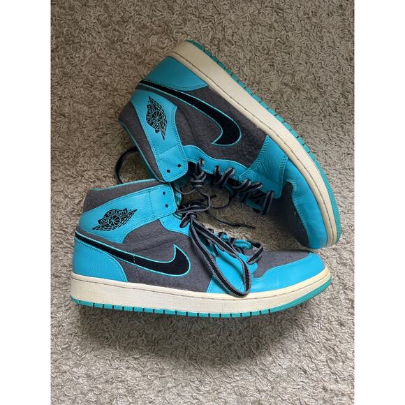 Air Jordan 1 Mid Gamma Blue Size 12 US Men’s - Picture 5 of 6